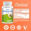 Tongkat Ali 450 mg Nahrungsergänzungsmittel, 120 Kapseln mit Kräuterextrakten pro Flasche