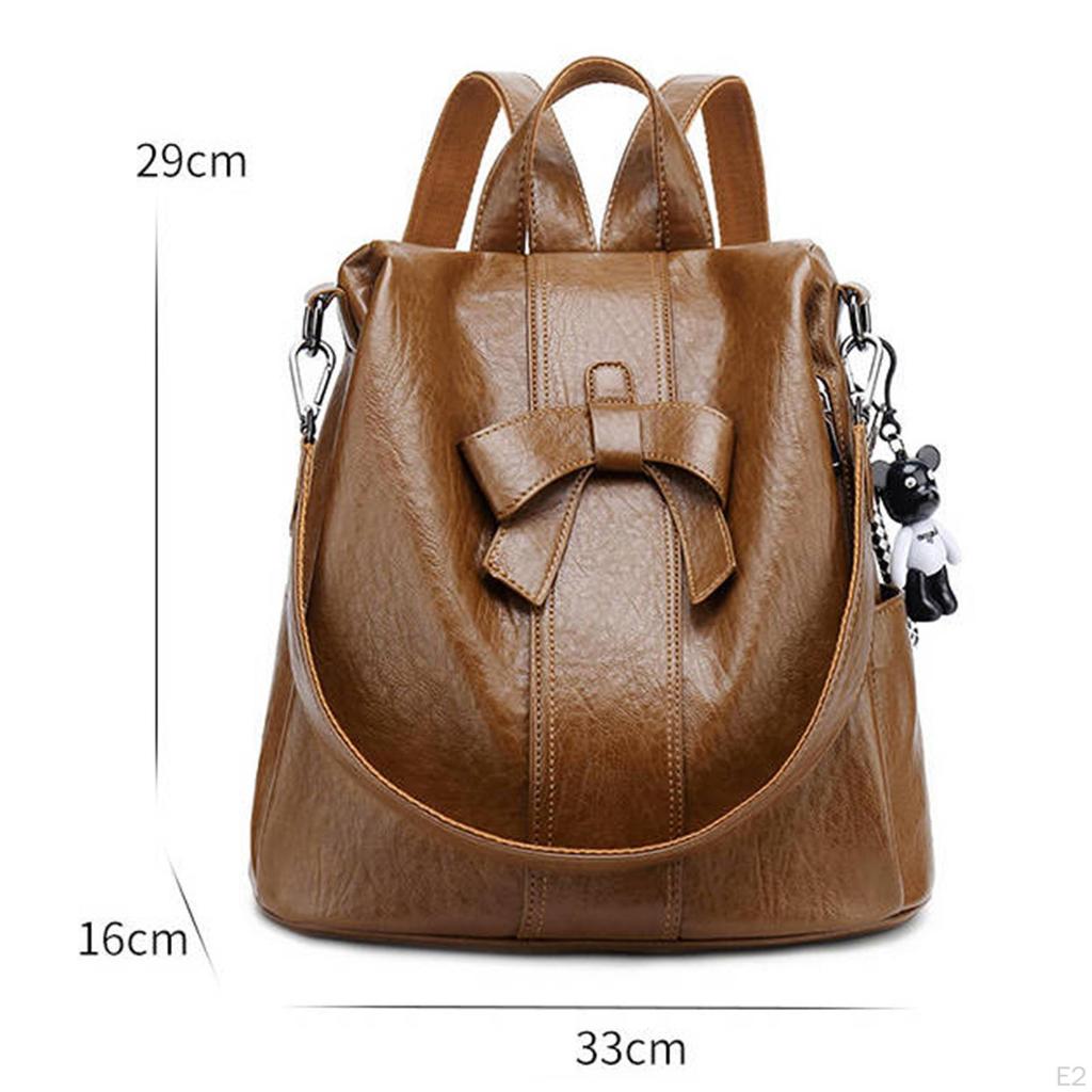 Elegant Women's Backpack with Bow Detail And Adjustable Shoulder Straps