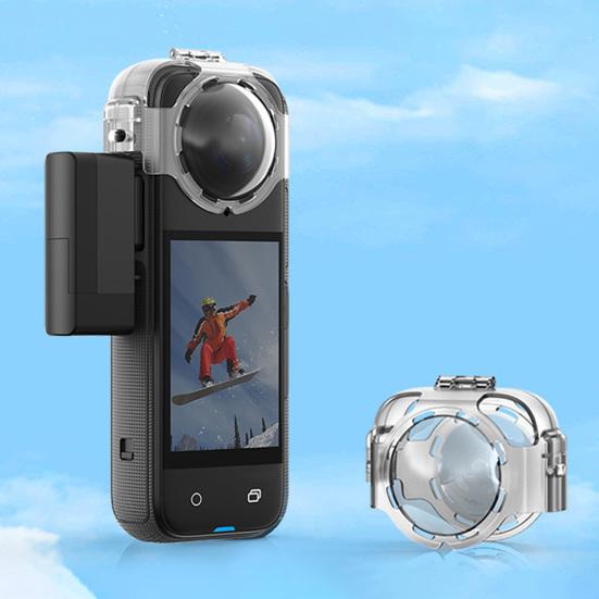 Camera Lens Protective Cover for Insta360 X4 Lightweight Quick-Clip Sports
