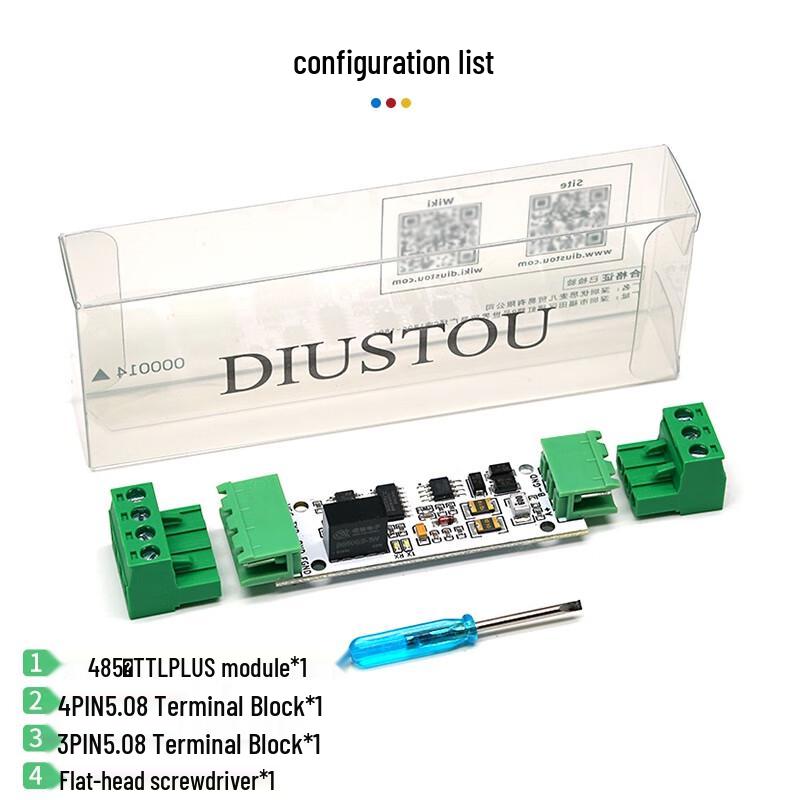 Modulo Convertitore Isolato Industriale TTL a RS485/RS422