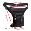 Men Waist Bag Crossbody Fanny Pack Motorcycle Drop Leg Multifunctional Portable Hip for