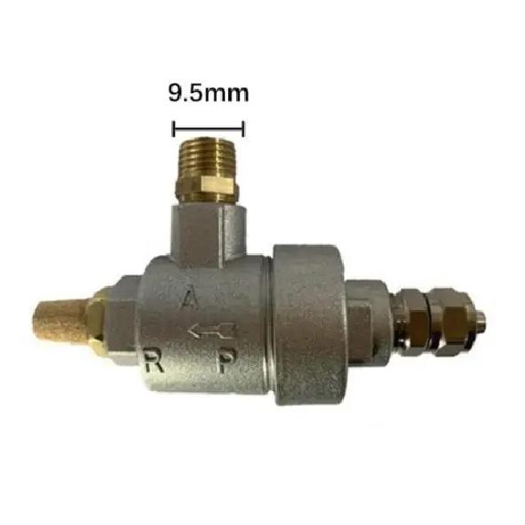 1 PZ Valvola a sgancio rapido Pezzi di ricambio per smontagomme Valvola di scarico rapido in metallo per macchina tagliapneumatici Smontagomme Ricambio