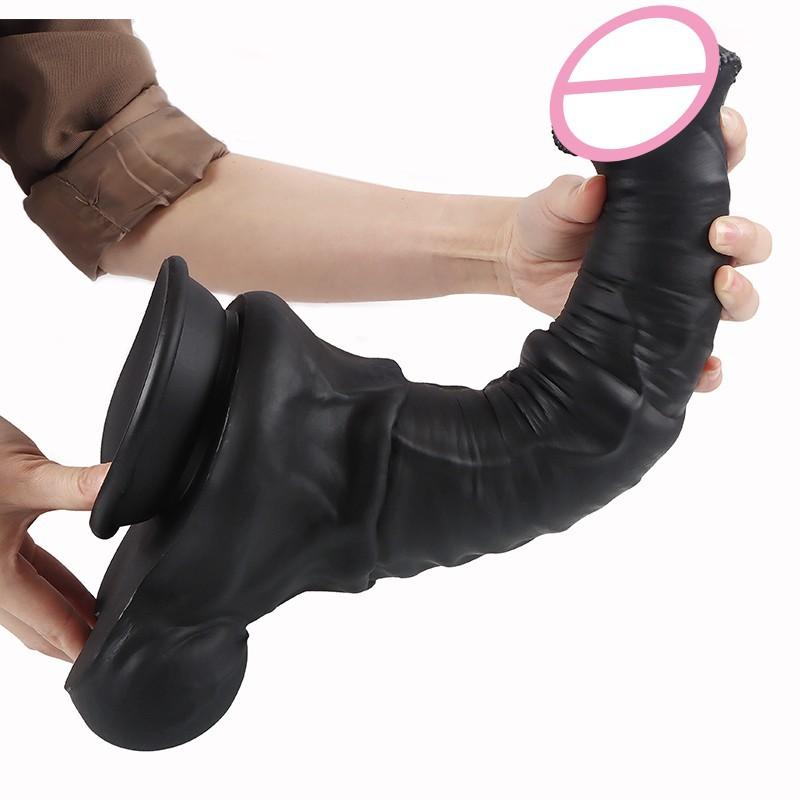 Liquid Silicone Simulation Horse Penis Female Masturbation Bulky