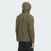 Adidas Modern Tech Warm Water Resistant Windproof Loose Fit Hooded Zip Long Sleeve Jacket Men Jacket Rock-Olive-Green KB7625