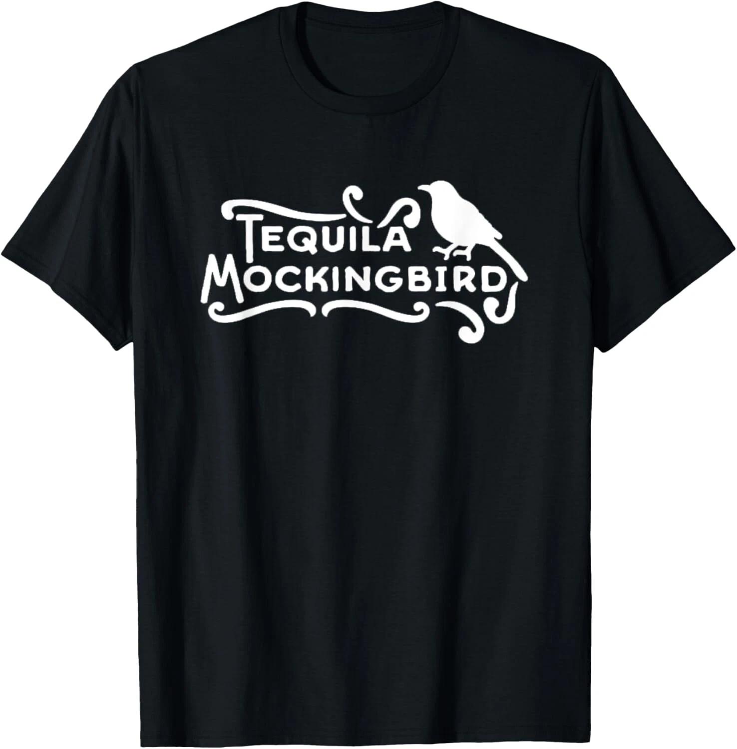 Funny Tequila T- Shirt - Tequila Mockingbird Pun Tee XL