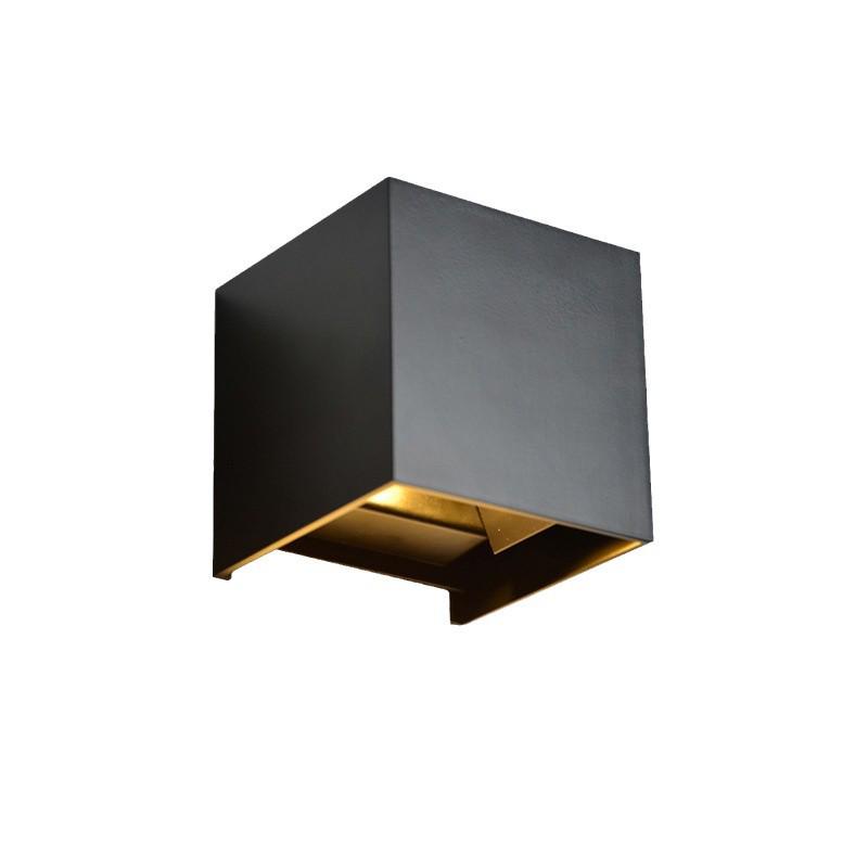 Luz de Parede LED Clássica de Cabeça Dupla para Exterior à Prova d'Água para Pátio e Varanda