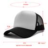 Flag Printing Baseball Caps for Men Women Sponge Mesh Cap Boys Girls Outdoor Sunhat Summer Trucker Snap Back Hats Dropshipping