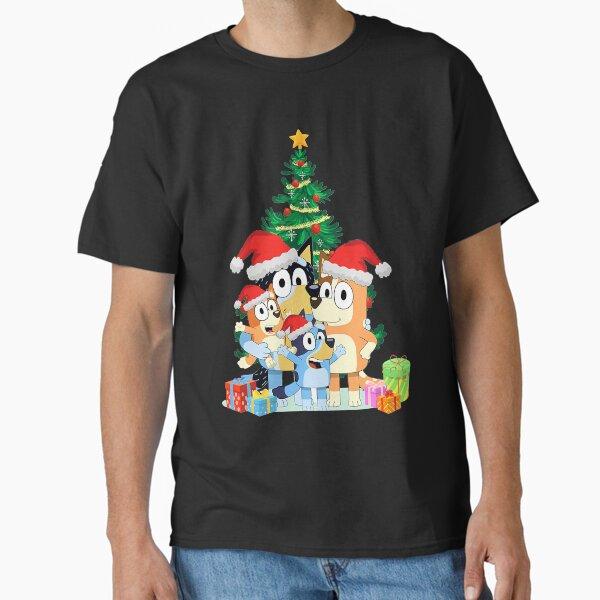 Men Casual Shirts Short Sleeves Christmas Family Cartoon Characters Shirt Anime Black Tees Oversized T-shirts