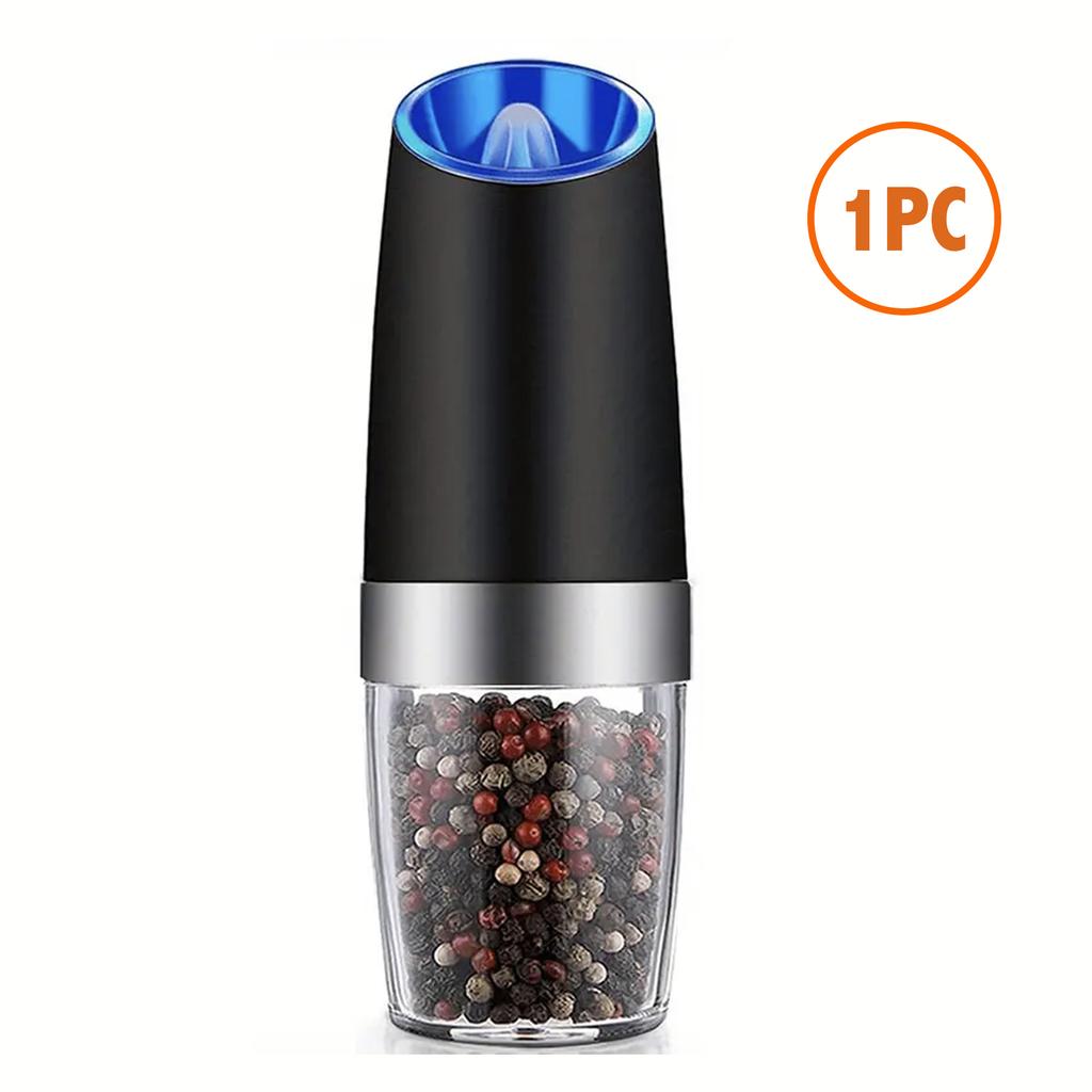 Gravity Electric Salt And Pepper Mill, Tilt To Grind Automatically, Battery Powered, Coarseness Adjustable, Upgraded Large Capac