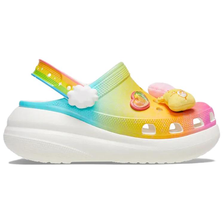 Care Bears X Crocs  Crush Clog Rainbow Women Sneakers Multi-Color White 210103-100