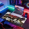 Custom Name Personalized Michael Jackson Pattern Mousepad, Laptop PC Desk Mat, Decorative Desk Mat for Home Keyboard Pad Gift