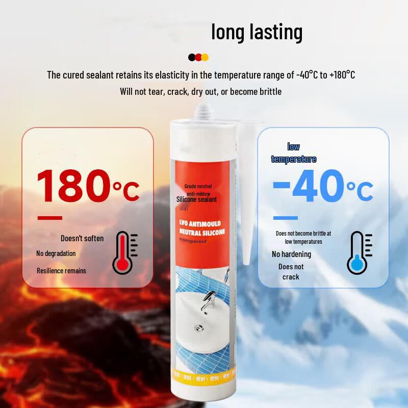Multi-purpose Transparent Neutral Silicone Sealant