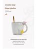Forest-Themed 3D Ceramic Mushroom Mug - Handmade Breakfast & Coffee Cup