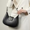 Leather Niche Designer High-end Underarm Bag Moon Bag New Versatile Shoulder Bag Women's Bag