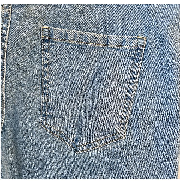 Plus Size Women's High Waist Denim Pants - Slimming, Casual, Loose Fit 