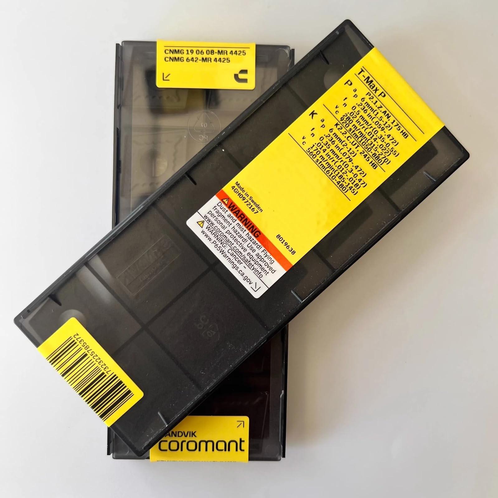 

Original Sandvik / CNMG190608-MR 4425 CNC lathe carbide blade tool 10 Pcs