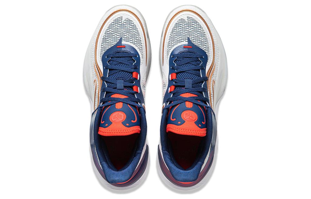 Men's Sneakers Li-Ning CJ-3 Basketball Shoes Men's Low-top Standard White/Navy