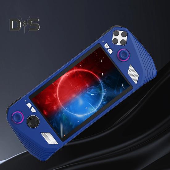 Silicone Game Console Case Protective Sleeve Shockproof Impact Resistant Non-slip Anti Drop Protective Cover for ROG ALLY