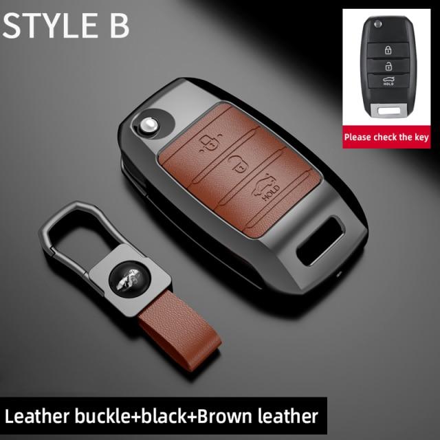 Car Key Case Holder Cover for Kia Sportage Ceed Sorento Cerato Forte Kx3 K5 2017 2019 2020 Remote Fob Key Accessories