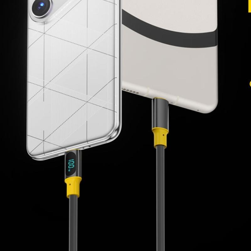 Fast Speed PD100W Power Cord Digital Display Charging Cable for Fast Charging and Data Sync Double End USB C Port