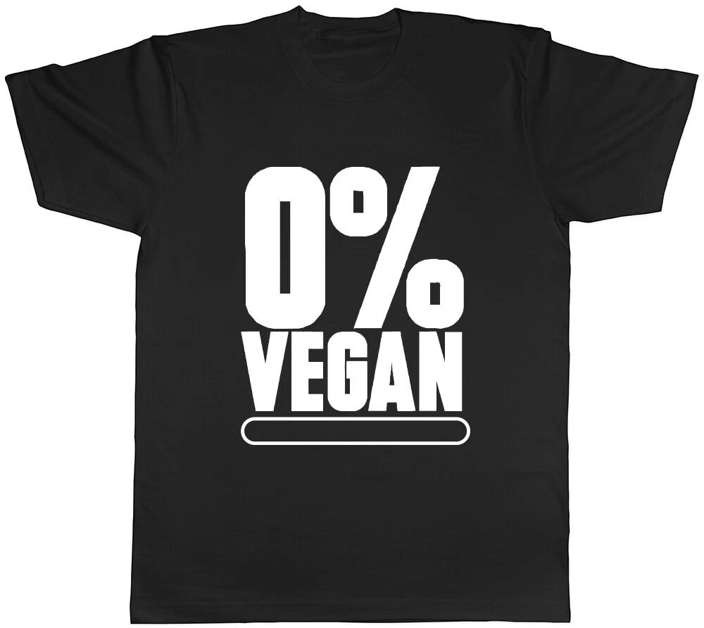 0% Vegan Mens Ladies Womens Unisex T-Shirt XXXXL
