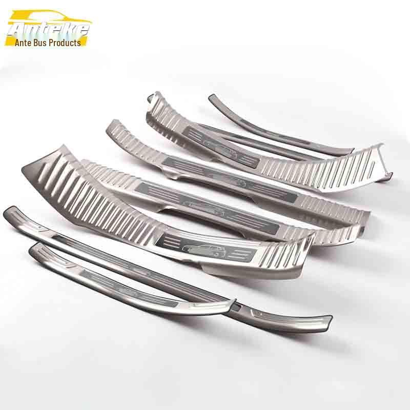 Applicable To Lynk & Co 01: Stainless Steel Anti-Scratch Door Sill Strip & Bright Trim Modification