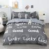 Washed Cotton Four-piece Set Spring and Autumn Quilt Cover Sheet Bed Single Three-piece Bedding Sets