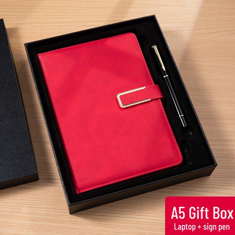 A5 Custom Logo Business Notebook Set - Premium Gift for Office Meetings