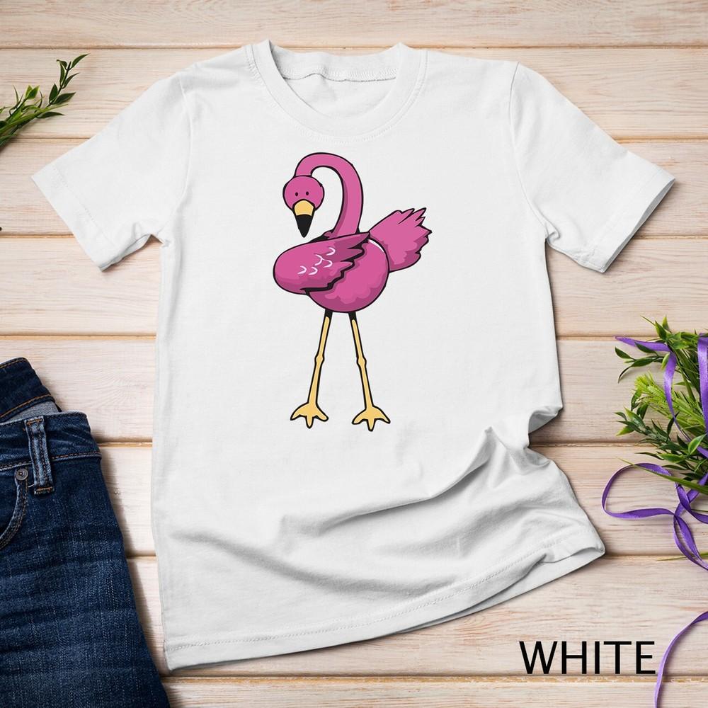 

Dabbing flamingo funny pool party for kids men women Unisex T-shirt XL