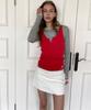 Raverous Sheer Tencel T-Shirt_Melange Grey