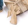 10PCS DIY Christmas Snowflakes&Deer&Tree Wooden Pendants Ornaments  Christmas Party Decorations Xmas Tree Ornaments Kids Gifts