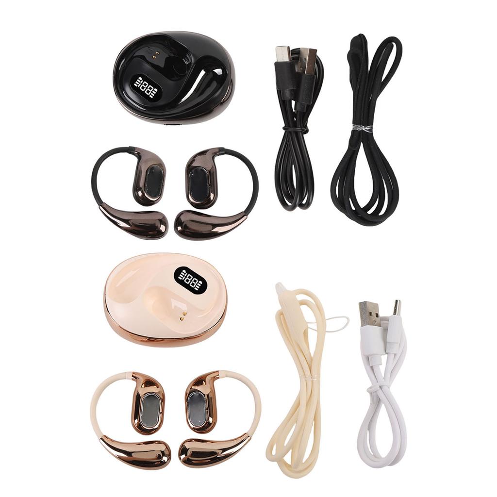 Translation Earphones AI Accurate Quick BT Wireless Ear Hook Translation Earbuds for Study Work Life