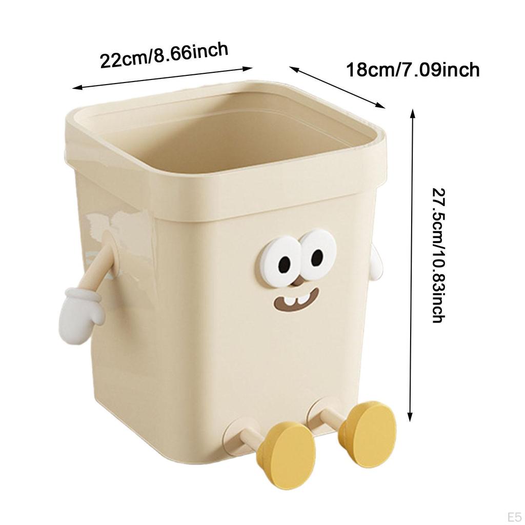 Creative Cartoon Shape Trash Can, Stylish Home Under Desk Bedroom, Kitchen,