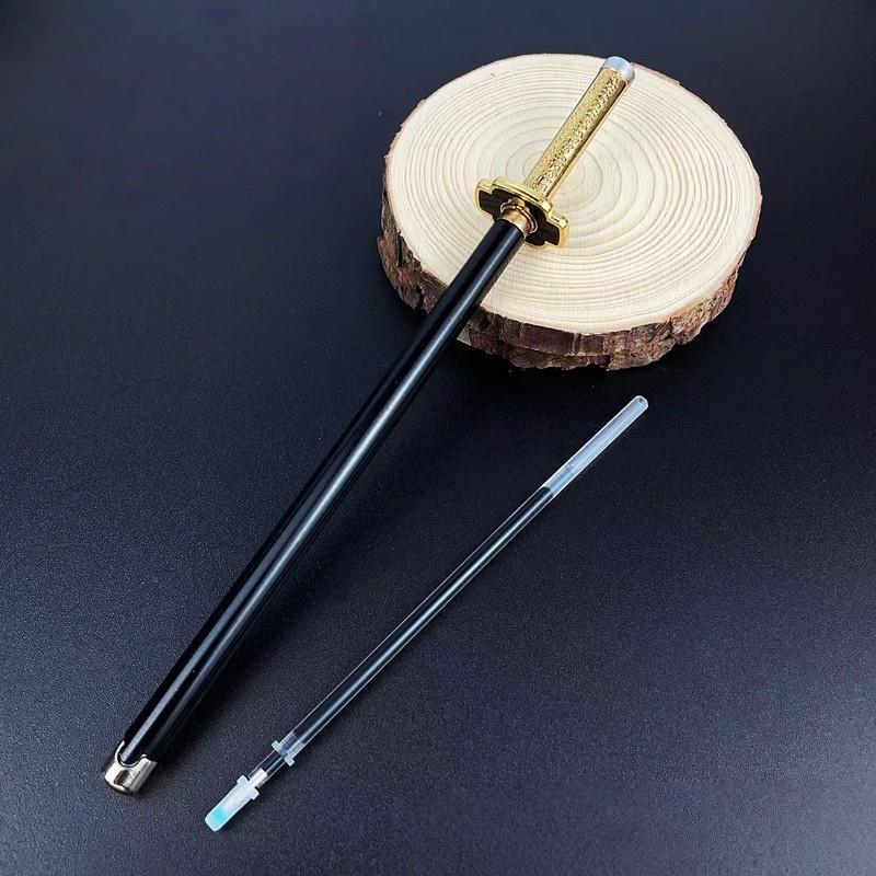 Figurina Modelo de Bolígrafo Firma de 7.8 pulgadas 20 cm Aleación Tamaño Real Bolígrafo de Bola Anime Figura Japonesa Accesorios Suministros de Oficina Regalos