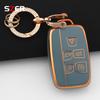 Plating Tpu Car Key Case Cover Fob Shell For Land Rover Range Rover Evoque Sport Freelander Discovery Velar For Jaguar Xe Xf Xj