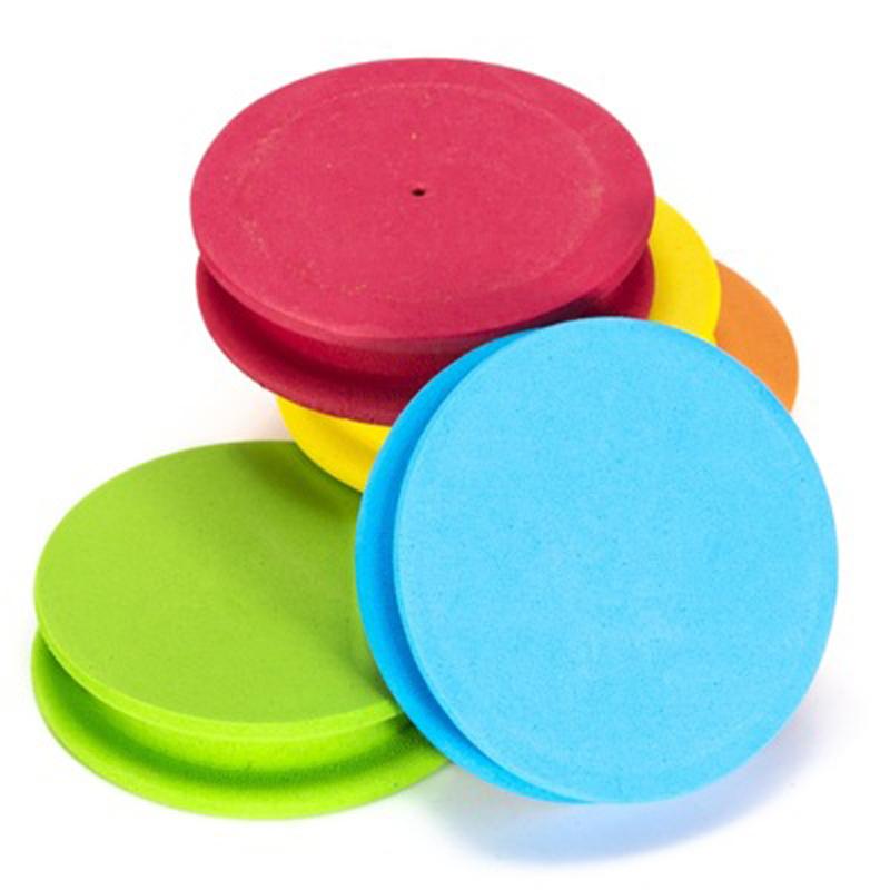 10 Set Fishing Line Round Coil EVA Foam Pins Fishing Line Winder Rig Box Colored Large Coil Coil Main Wire Tangled Wire Sub-box