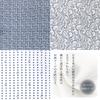Cluster Tenugui Washed Gauze with Finish and Patterns Set of Japanese-made (Tenugui) Double-Layered Anti-Fray [Ajiro Check, Octopus, Bean-Squeezed /