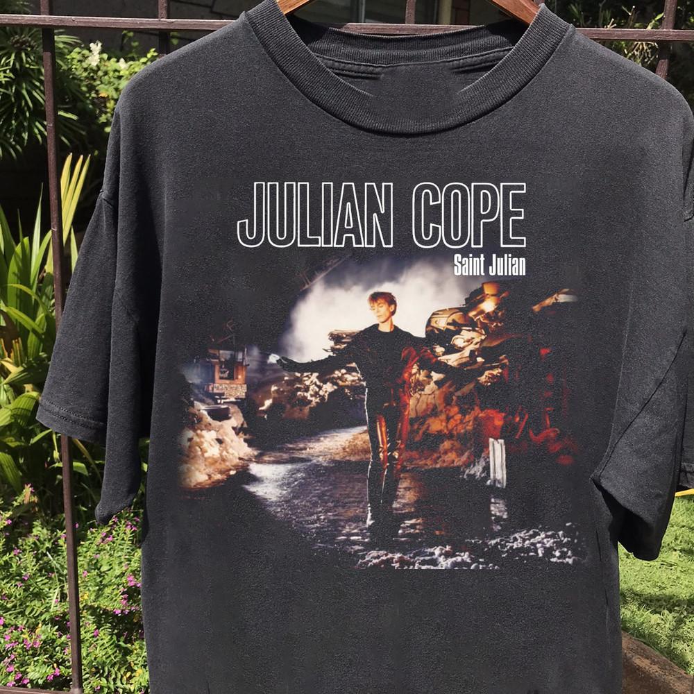 Julian Cope Saint Julian Album TOUR Tshirt Full Size Unisex T-Shirt XXXL