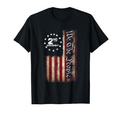 American Flag Patriotic We The People 2nd Amendment T-Shirt