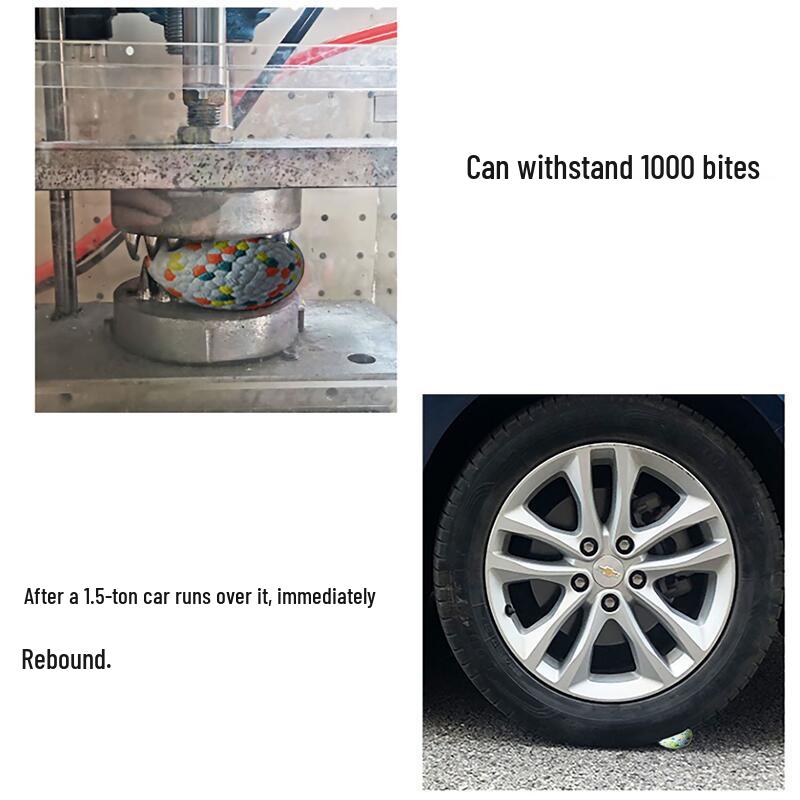 Meianju High-Elastic Lightweight Molar Pet Toy – Bite-Resistant Popcorn Ball for Dogs