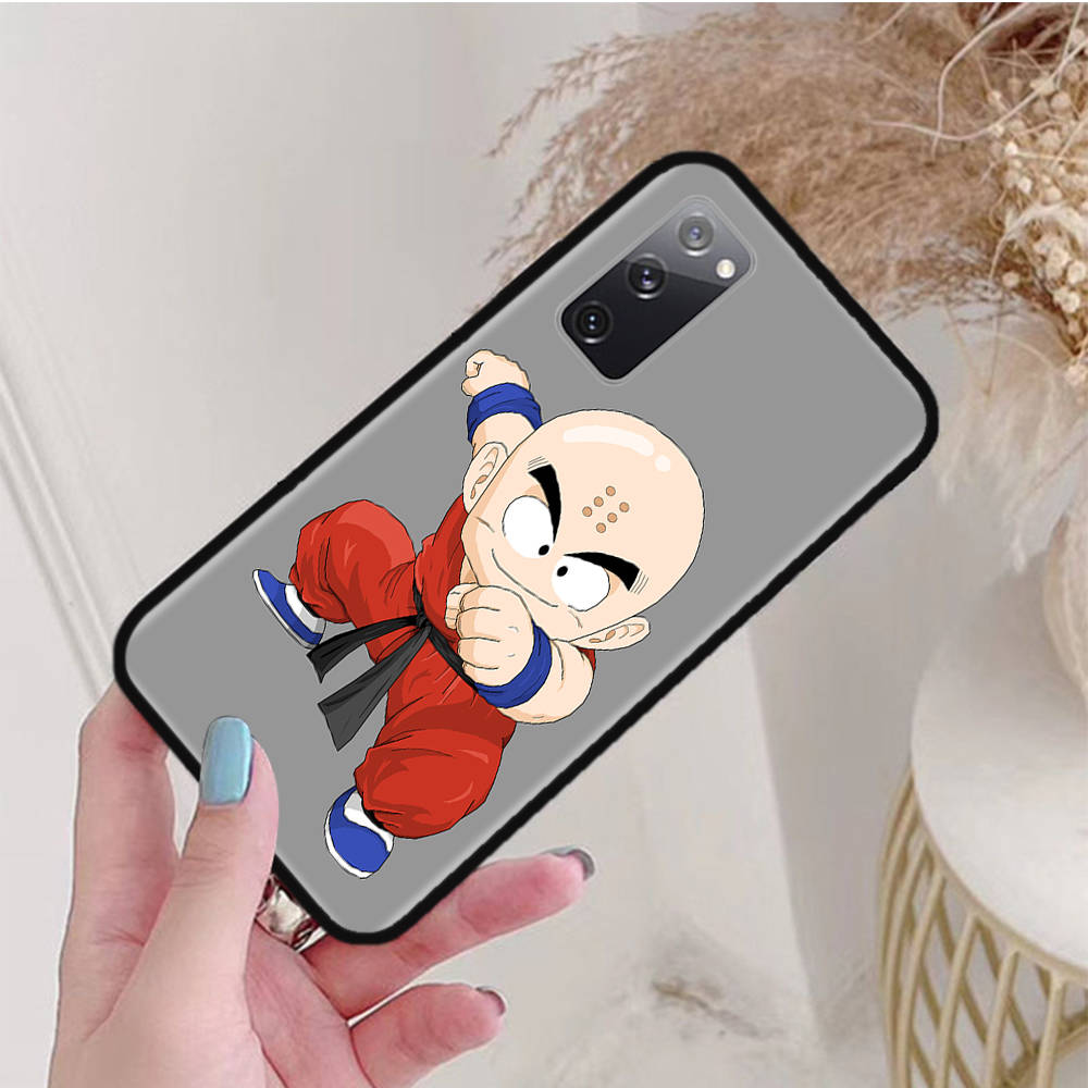 Black Case for iPhone 16 15 Plus 14 13 12 11 Pro 8 6 SE XR XS Max P30 Nova 5T Y5P Y6 Y7 Y8P Y9 Realme C30 C33 C31 W-88 Dragon Ball Cartoon