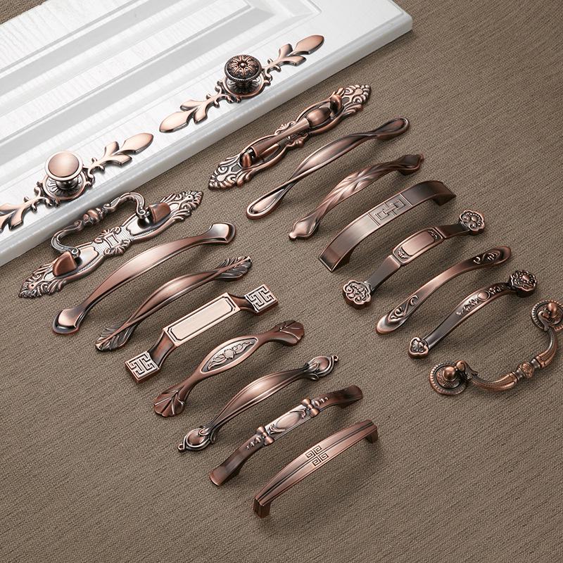 Antiker Bronze Europäische Zinklegierung Möbelgriff