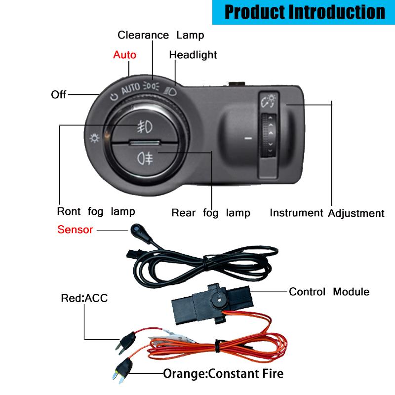 Auto Headlight Switch Module for Chevrolet Cruze Malibu TRAX for Opel Mokka Astra J Regal Encore