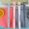 Cartoon Bear Heat-Sensitive Erasable Gel Pen for Students and Office Use