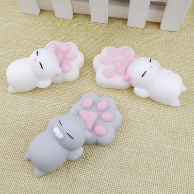 Calico Cat Paw Stress Relief Squeeze Toy Ornament