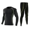Men's & Kids' Quick-Dry Long Sleeve Sportswear Set for Spring & Autumn - Basketball & Football Fitness Base Layer