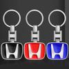 Car Keychain Car Emblem Gift with Key Ring Auto Accessories for Honda Mugen Power TypeR Jazz City Civic Inspire Accord FIT HRV CRV Odyssey Jade