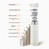 BVGMAV 500ml Stainless Steel Thermos Mug with Tea Infuser