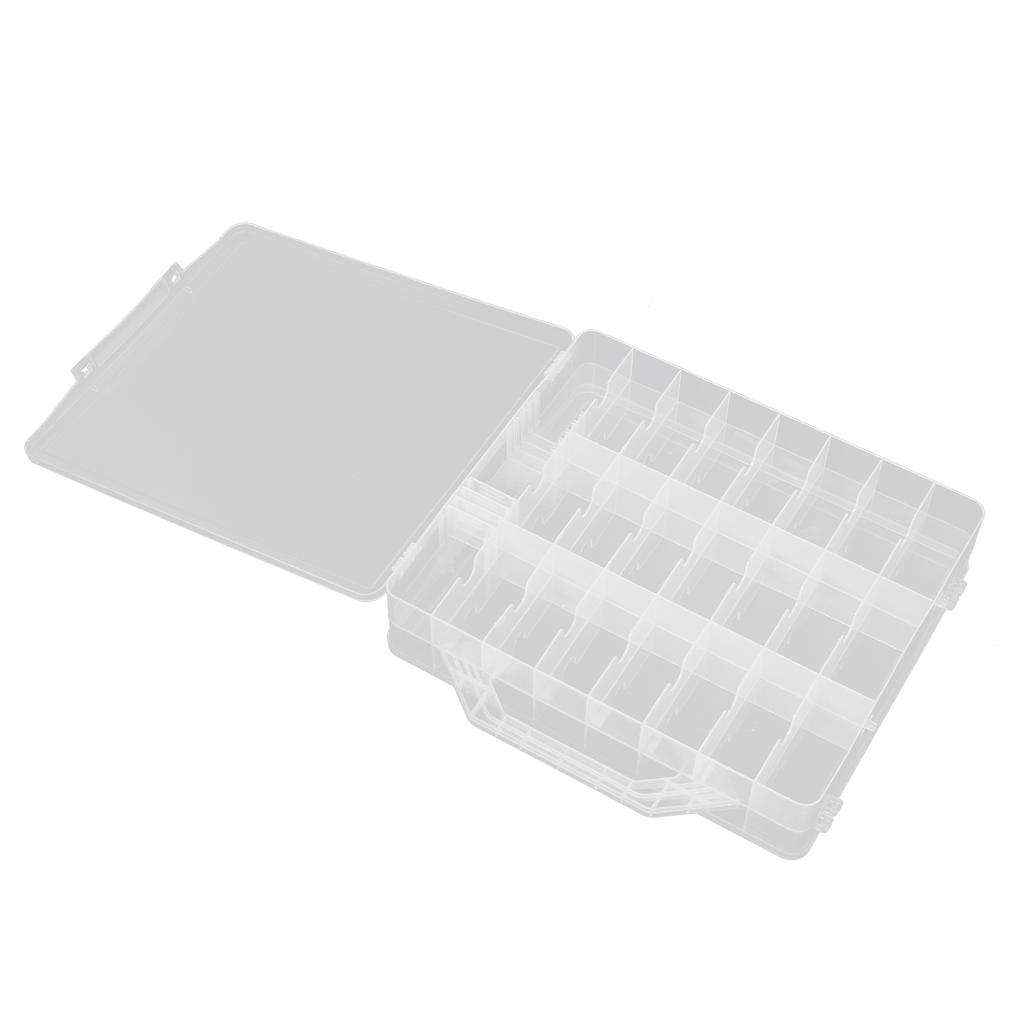 Transparent Nail Polish Storage Case Home Salon Nail Polish Organizer for 48 Bottles