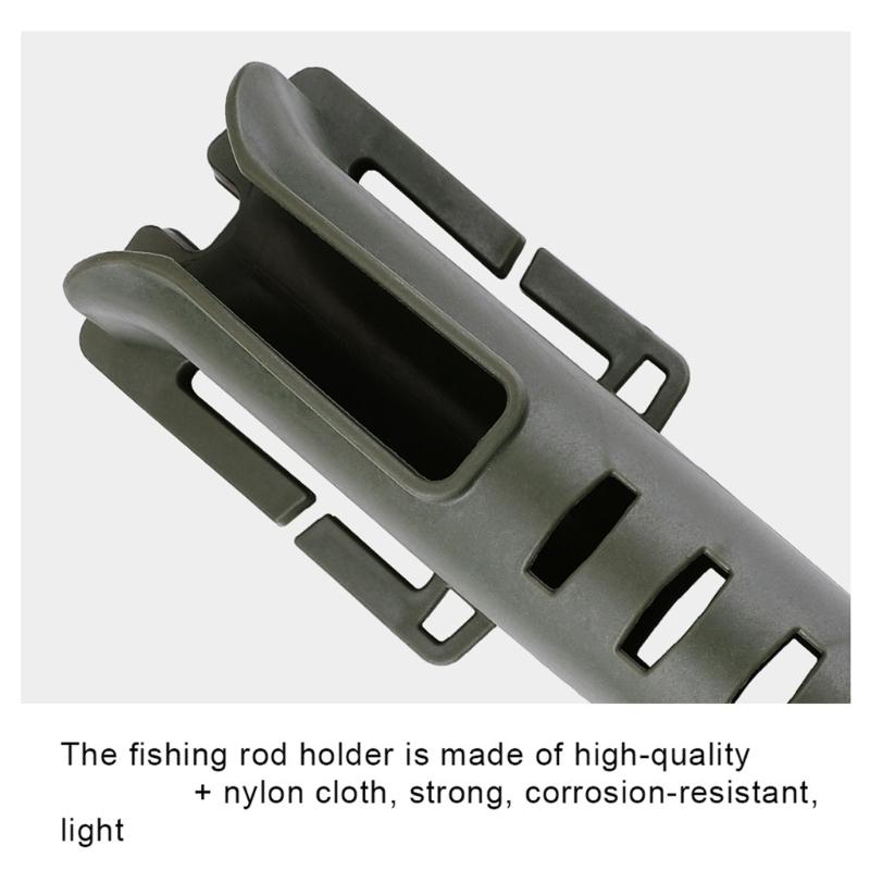 Plastic Wader Adjustable Fishing Rod Holsters with Poles Inserter for Casting Reel Waist Wading Belt Fishing Tackle Tool